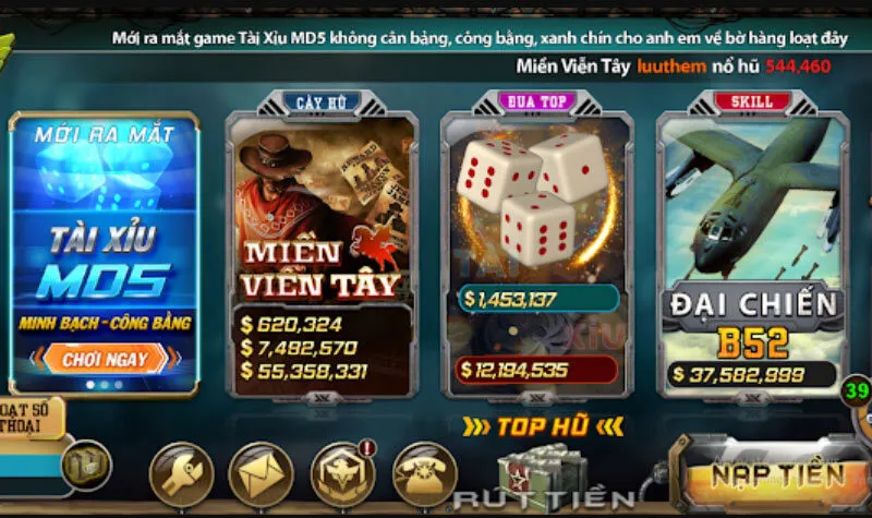 Tham gia chơi nổ hũ máy bay nhận ngay phần thưởng cực lớn